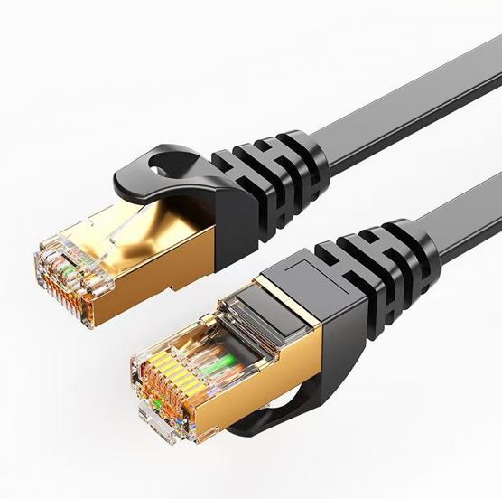 8WARE 0.5M BLACK CAT7 ETHERNET CABLE FOR ULTRA-FAST NETWORKING