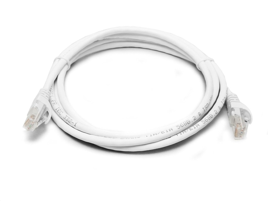 8WARE 0.5M WHITE IEC C13 POWER CABLE - RELIABLE PC CONNECTION