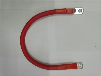 UNSPECIFIED MANUFACTURER 0 GAUGE TINNED RED BATTERY POWER LEAD - 450MM FOR RELIABLE POWER