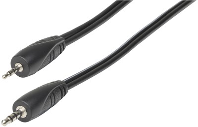 GENERIC/UNSPECIFIED MANUFACTURER 1.5M STEREO AUDIO CABLE: 2.5MM TO 3.5MM PLUG LEAD