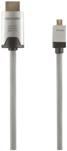 CONCORD 1.5M 4K HDMI MICRO-D CABLE FOR PORTABLE DEVICES