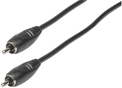 GENERIC/UNSPECIFIED MANUFACTURER 1.5M RCA MONO AUDIO CABLE - SINGLE PLUG TO PLUG