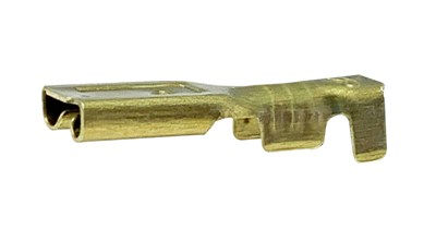 UNSPECIFIED MANUFACTURER BRASS PHONE TYPE CRIMP LUGS - 2.5MM CABLE, 3.2MM SPADE (100PK)
