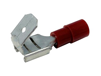 UNSPECIFIED MANUFACTURER 100 PACK RED PIGGY BACK FEMALE SPADE CONNECTORS FOR WIRING