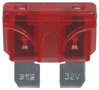 GENERIC 10 AMP PLASTIC BLADE FUSE FOR CIRCUIT PROTECTION
