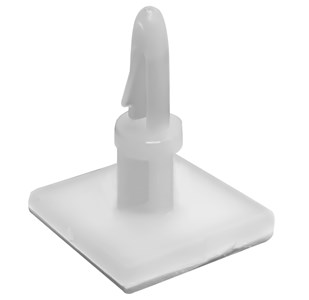 UNSPECIFIED MANUFACTURER 25 PACK 12.7MM ADHESIVE PCB STANDOFFS - NYLON