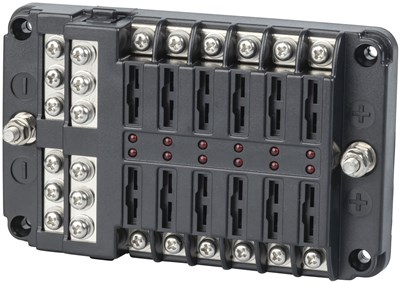 GENERIC ELECTRICAL COMPONENTS 12 WAY BLADE FUSE BLOCK DISTRIBUTION FOR RELIABLE POWER