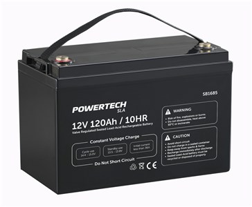 UNKNOWN MANUFACTURER 120AH DEEP CYCLE BATTERY IN 100AH SIZE - HIGH POWER UPGRADE