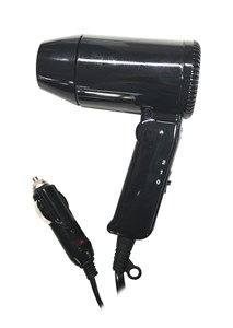 TRAVELTECH ESSENTIALS 12V CIGARETTE SOCKET HAIR DRYER FOR CAMPING & TRAVEL
