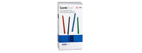 GBC DURABLE 14MM PLASTIC BINDING COMBS FOR PROFESSIONAL DOCUMENTS