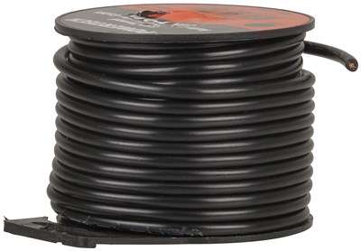 UNSPECIFIED MANUFACTURER 10M ROLL 15A BLACK DC POWER CABLE - 16 AWG
