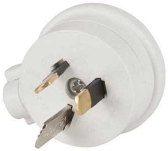 GENERIC/SUPPLIER BRAND HEAVY DUTY 15A MAINS PIN POWER CORD FOR RELIABLE CONNECTIONS