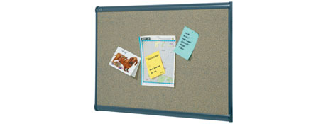 QUARTET PRESTIGE 1800X1200MM GRAPHITE CORKBOARD