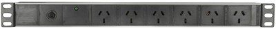 GENERIC/OEM 19" RACK MOUNT POWER BOARD - 6 OUTLET 240V FOR YOUR SETUP