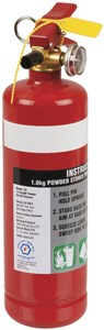 1KG ABC FIRE EXTINGUISHER WITH PLASTIC BRACKET