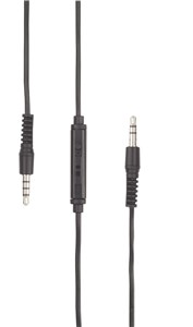 GENERIC ACCESSORY 1M 3.5MM AUDIO CABLE WITH INLINE MIC & VOLUME CONTROL