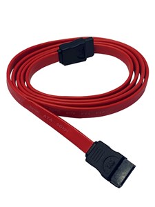 UNSPECIFIED MANUFACTURER 1M 7-PIN FEMALE TO 7-PIN FEMALE SATA DATA CABLE - RED