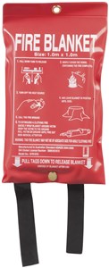 UNSPECIFIED MANUFACTURER 1M X 1M FIRE BLANKET FOR HOME SAFETY & KITCHENS