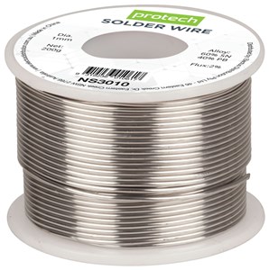 DURATECH 1MM 60/40 TIN/LEAD SOLDER WIRE 200G ROLL