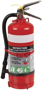 UNSPECIFIED MANUFACTURER 2.5KG ABC FIRE EXTINGUISHER WITH METAL BRACKET