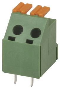 UNSPECIFIED MANUFACTURER SECURE 2 WAY SPRING TERMINAL BLOCK FOR PCB WIRING