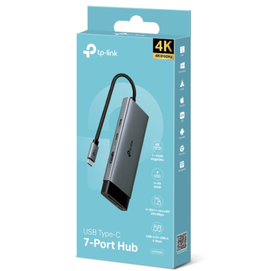 TP-LINK UH7020C 20-PORT USB 3.0 HUB FOR FAST DATA TRANSFER