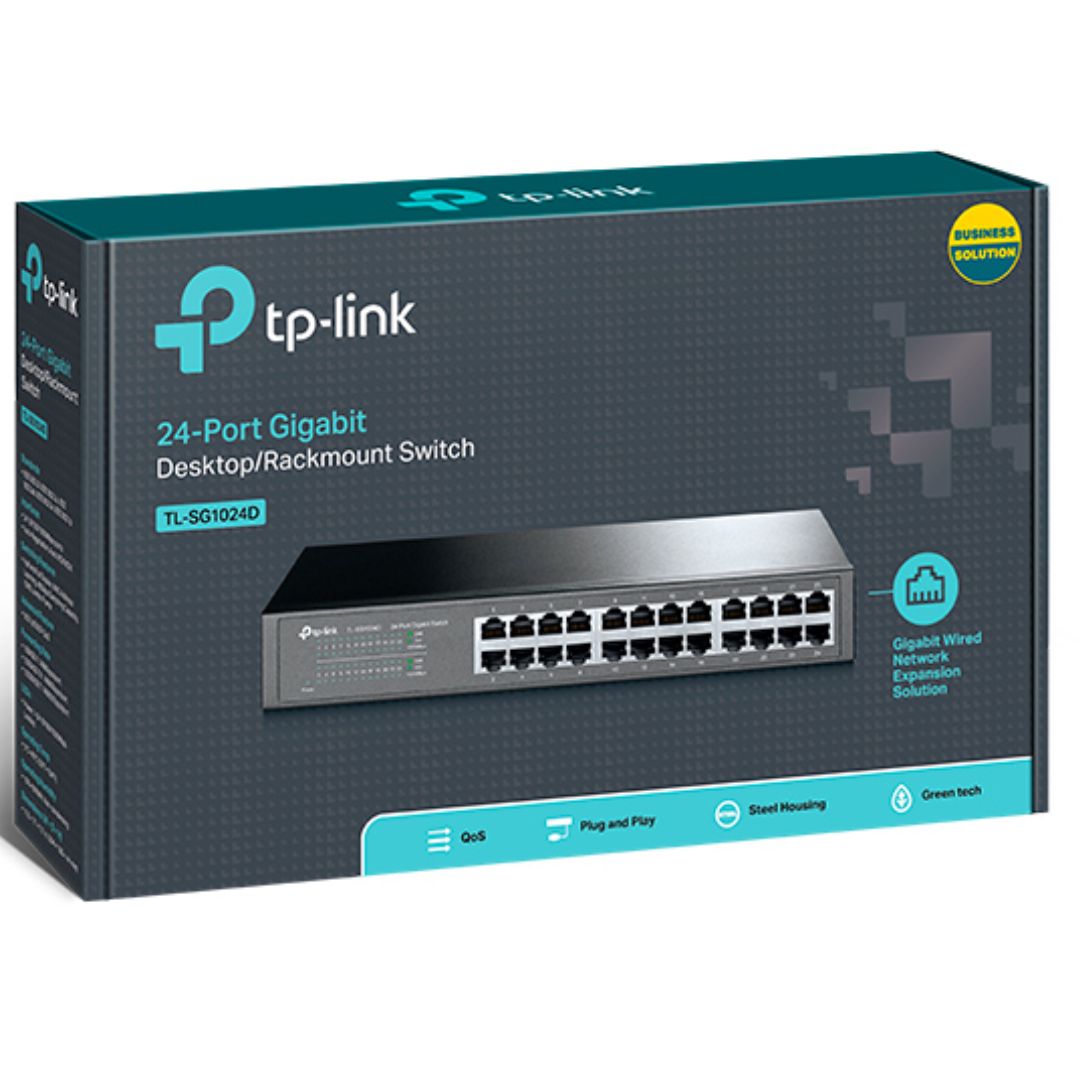 TP-LINK TL-SG1024D 24-PORT GIGABIT ETHERNET SWITCH