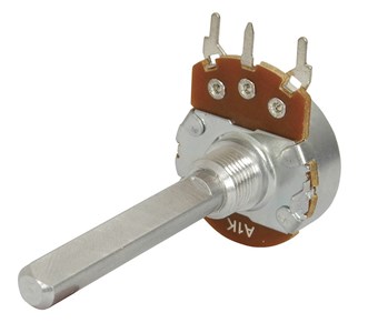 UNSPECIFIED MANUFACTURER 24MM FULL SIZE POTENTIOMETER - IMPERIAL SHAFT & BUSHINGS