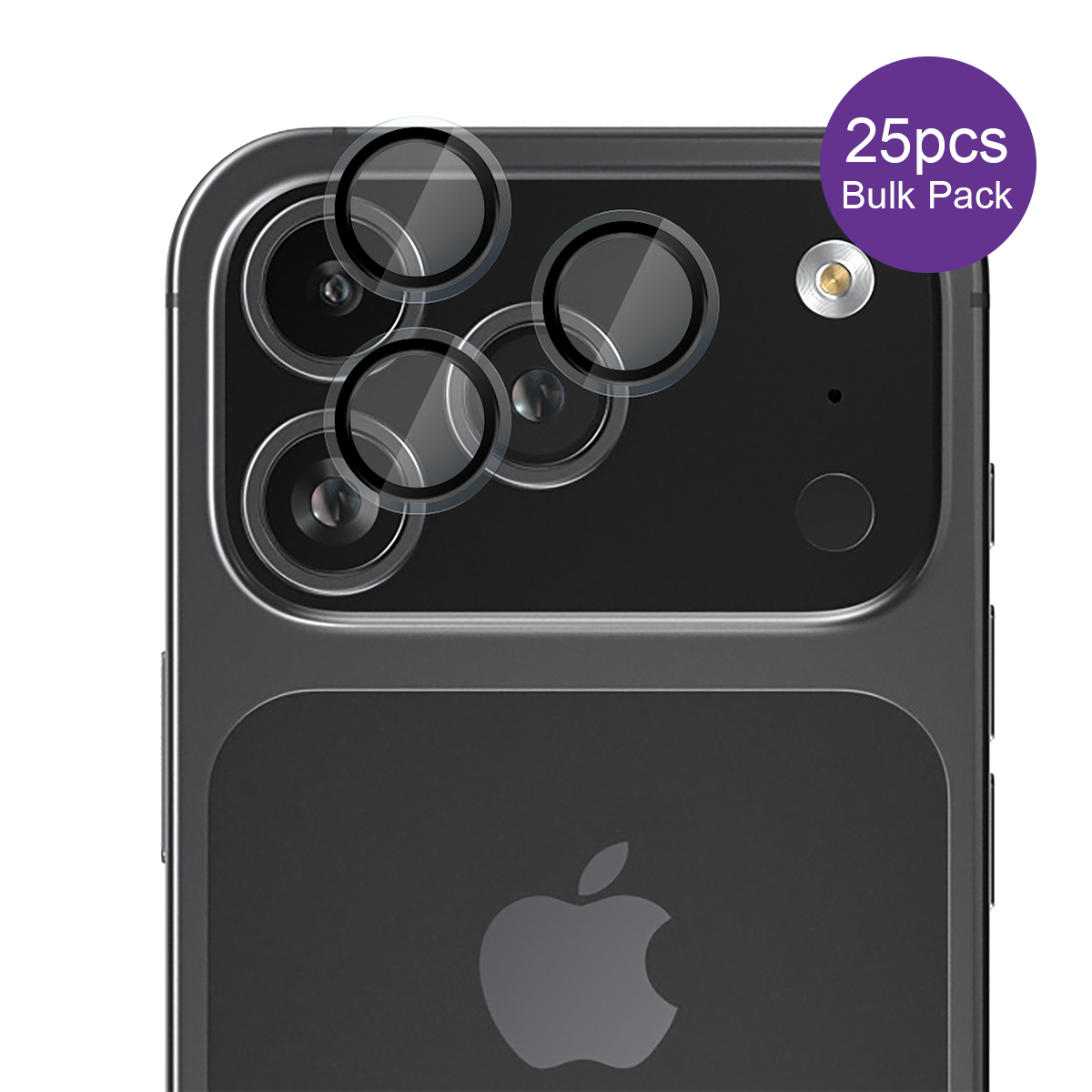 EFM IPHONE 17 PRO/MAX LENS PROTECTORS - 25 PACK CLEAR