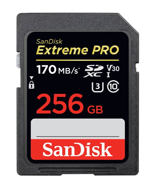 SANDISK 256GB EXTREME MICROSDXC CARD FOR FAST 4K VIDEO