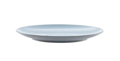UNBRANDED/GENERIC DURABLE 27CM GREY & BLUE PLASTIC PLATE FOR OUTDOOR DINING