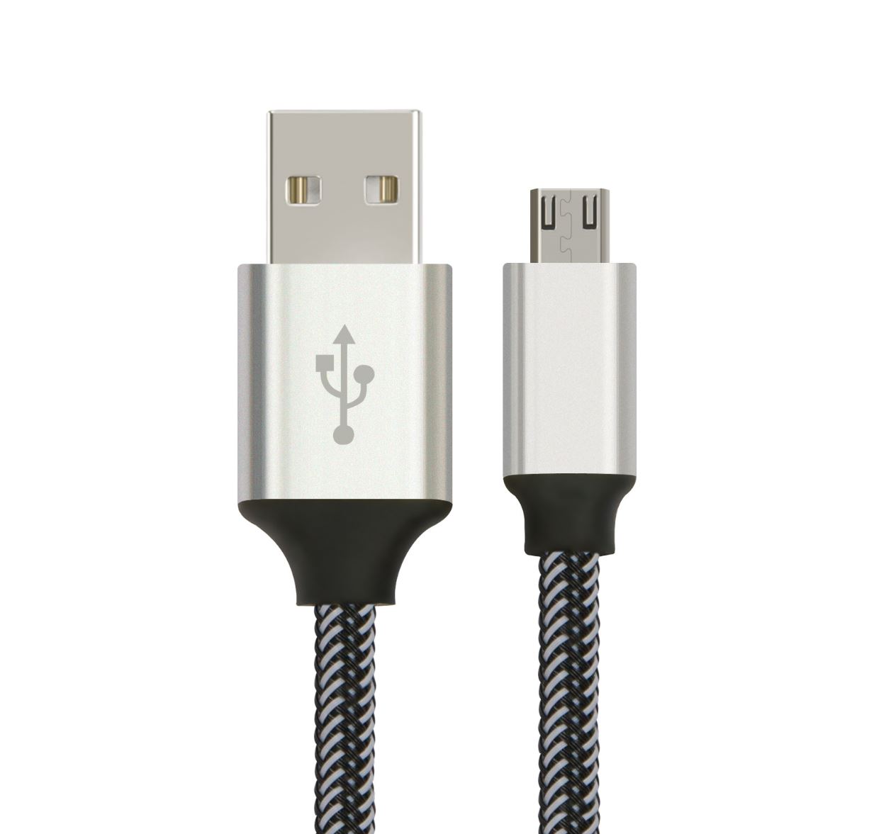 ASTROTEK 2M MICRO USB CABLE - BLACK FOR CHARGING & SYNC