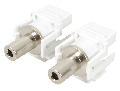 KEYSTONE 3.5MM STEREO SOCKET INSERT FOR CUSTOM AV SETUPS