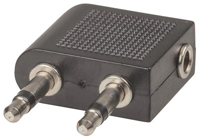GENERIC/UNSPECIFIED MANUFACTURER 3.5MM STEREO SOCKET TO 2X 3.5MM MONO PLUGS AUDIO ADAPTER