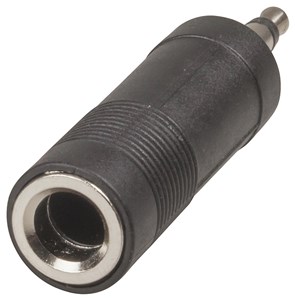 GENERIC/UNSPECIFIED MANUFACTURER 3.5MM MONO TO 6.5MM MONO SOCKET AUDIO ADAPTER FOR EASY CONNECTION