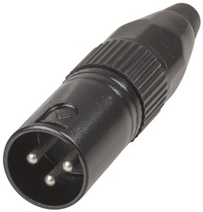 UNSPECIFIED MANUFACTURER 3 PIN MALE XLR CONNECTOR FOR RELIABLE AUDIO CONNECTIONS