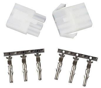 UNSPECIFIED MANUFACTURER DURABLE 3 PIN MULTI PIN PLUG AND SOCKET CONNECTOR ASSEMBLY