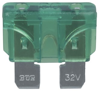 GENERIC 30 AMP PLASTIC BLADE FUSE FOR CIRCUIT PROTECTION - MIDWEST STOCK