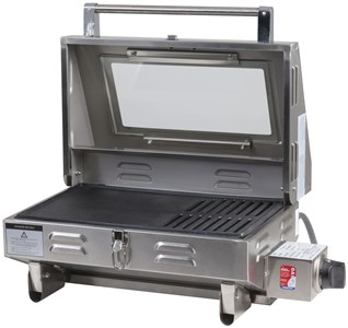GENERIC MARINE/CARAVAN ACCESSORY 316 MARINE GRADE STAINLESS STEEL BBQ FOR CARAVAN & BOAT