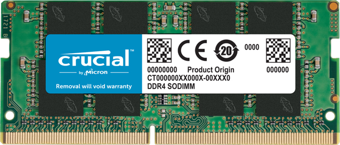 MICRON (CRUCIAL) MICRON 32GB DDR4 3200MHZ LAPTOP RAM UPGRADE FOR SPEED