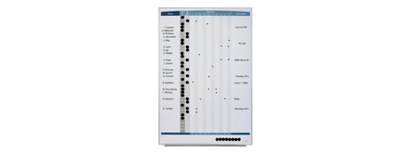 UNSPECIFIED MANUFACTURER MAGNETIC IN/OUT BOARD FOR 36 STAFF - DRY ERASE