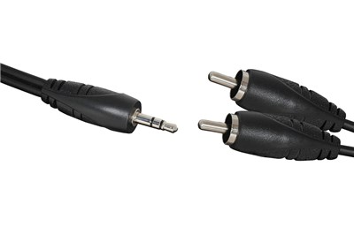 GENERIC/UNSPECIFIED MANUFACTURER 3M 3.5MM STEREO TO 2 RCA AUDIO CABLE FOR HOME THEATRE