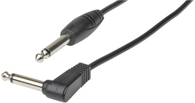 UNSPECIFIED MANUFACTURER 3M MONO AUDIO CABLE: 6.5MM PLUG TO RIGHT ANGLE