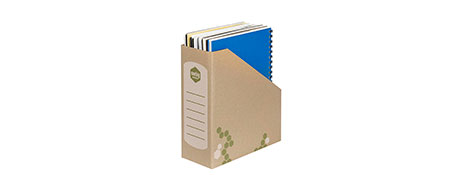 GENERIC/UNSPECIFIED MANUFACTURER 4 PACK RECYCLED CARDBOARD MAGAZINE HOLDERS FOR OFFICE STORAGE