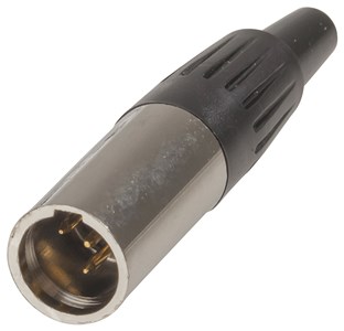 GENERIC/COMPONENT MANUFACTURER 4 PIN MINI XLR MALE CONNECTOR FOR AUDIO & VIDEO REPAIRS
