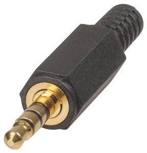 GENERIC/UNSPECIFIED MANUFACTURER 4 POLE 3.5MM GOLD PLUG AUDIO CONNECTOR FOR RELIABLE SOUND