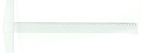 UNSPECIFIED MANUFACTURER 45CM DOUBLE-SIDED T-SQUARE WITH CLEAR EDGES