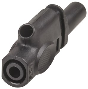 UNSPECIFIED MANUFACTURER 4MM INSULATED BLACK BANANA PLUGS FOR TEST EQUIPMENT