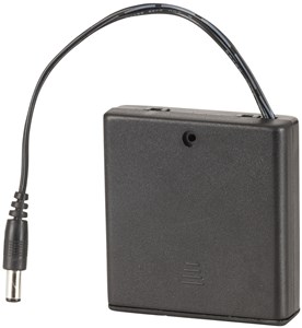 GENERIC/COMPONENT SUPPLIER 4XAA BATTERY HOLDER WITH 2.1MM DC PLUG FOR PROJECTS