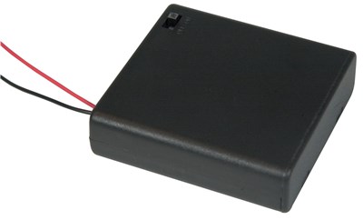 GENERIC COMPONENT SUPPLIER 4XAA BATTERY HOLDER WITH ENCLOSURE & SWITCH - RELIABLE POWER